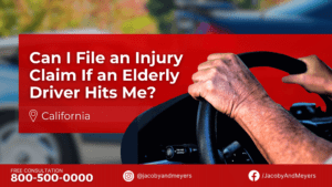 Can I File an Injury Claim If an Elderly Driver Hits Me?