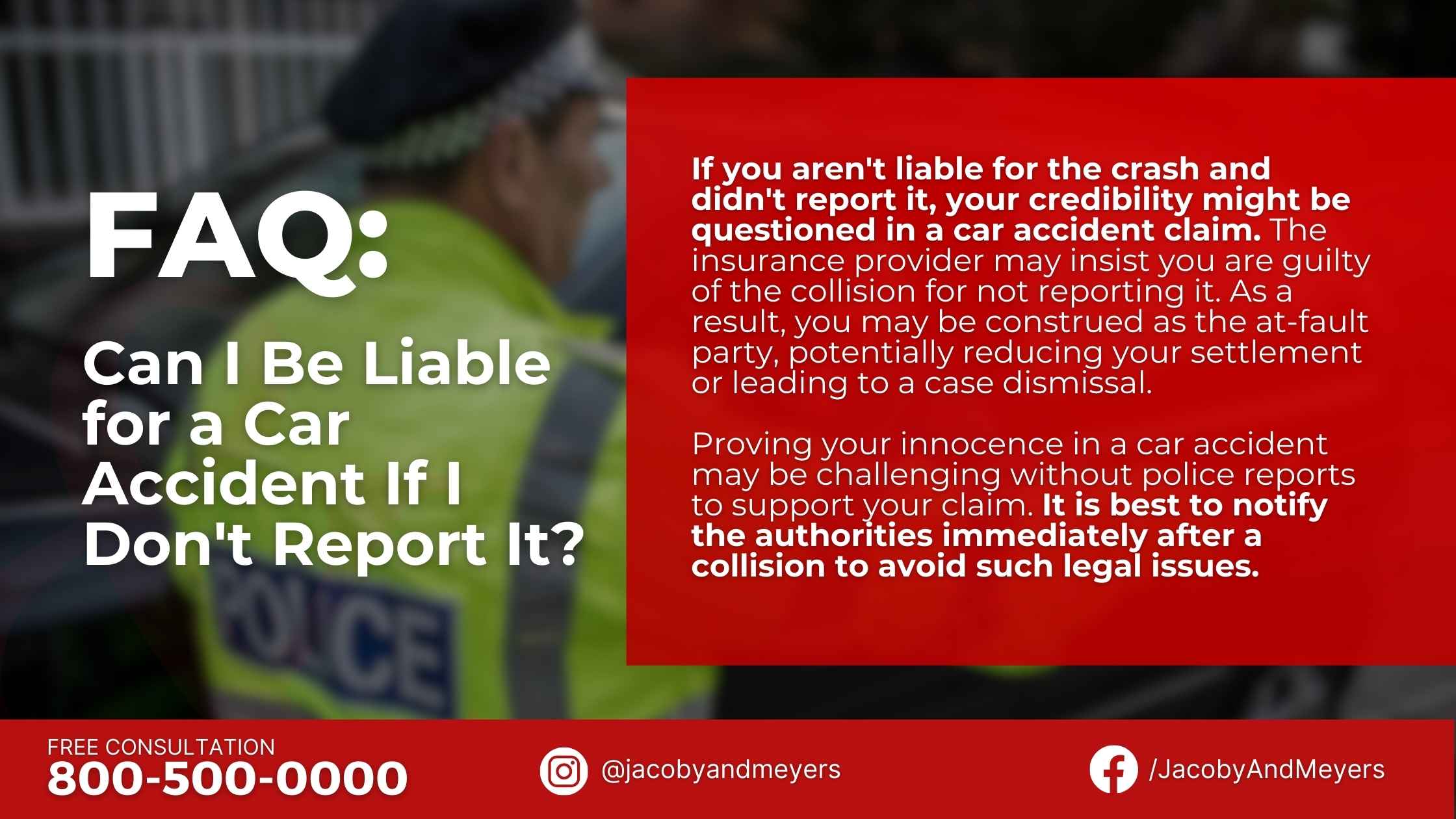 Can I Be Liable for a Car Accident If I Don't Report It?