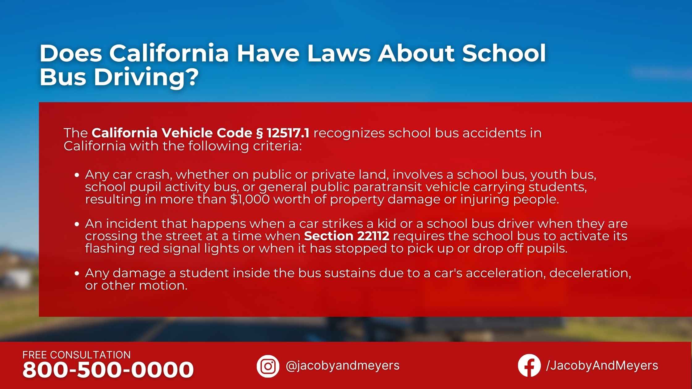 Does California Have Laws About School Bus Driving?