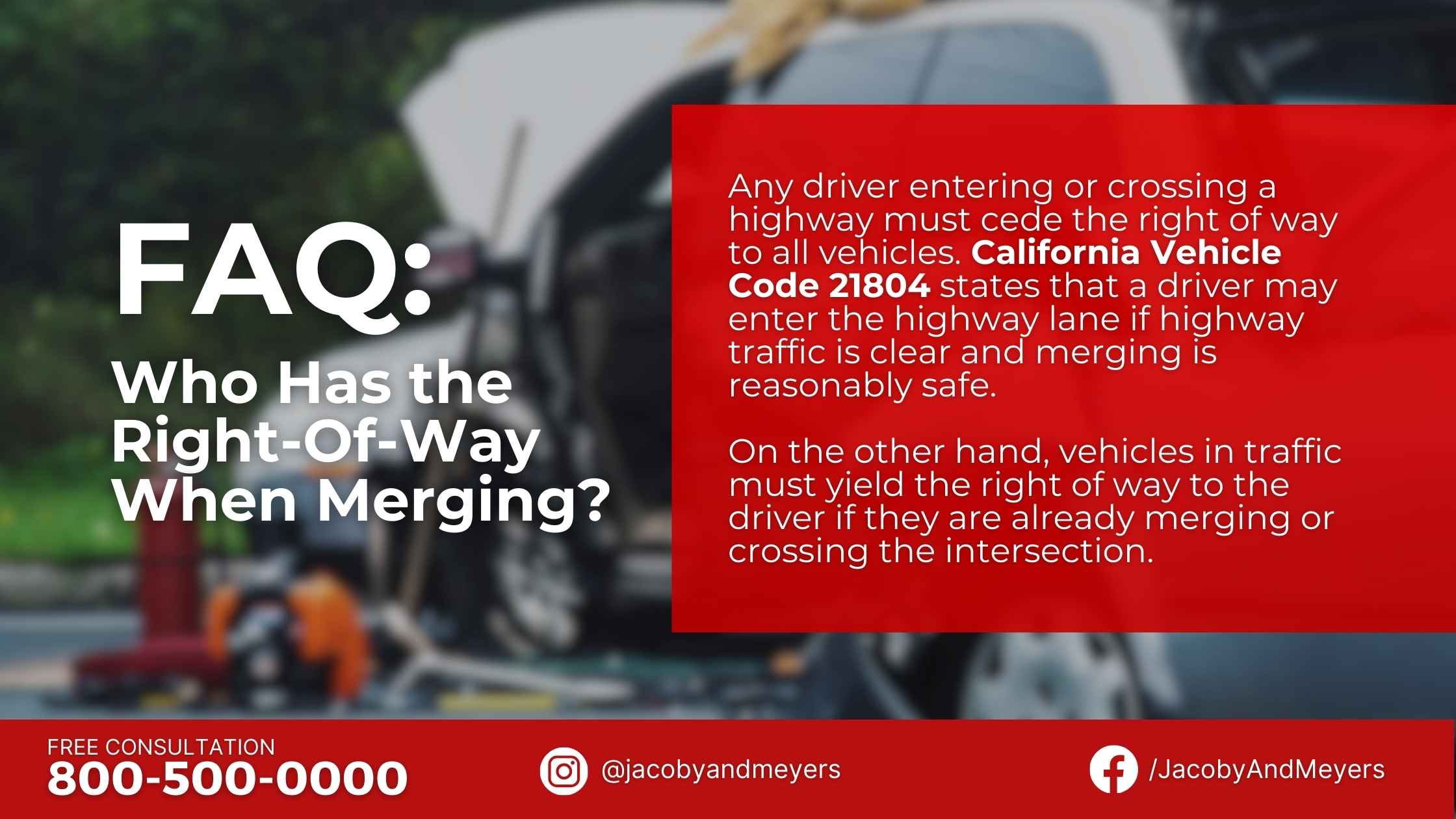 Who Has the Right-Of-Way When Merging?