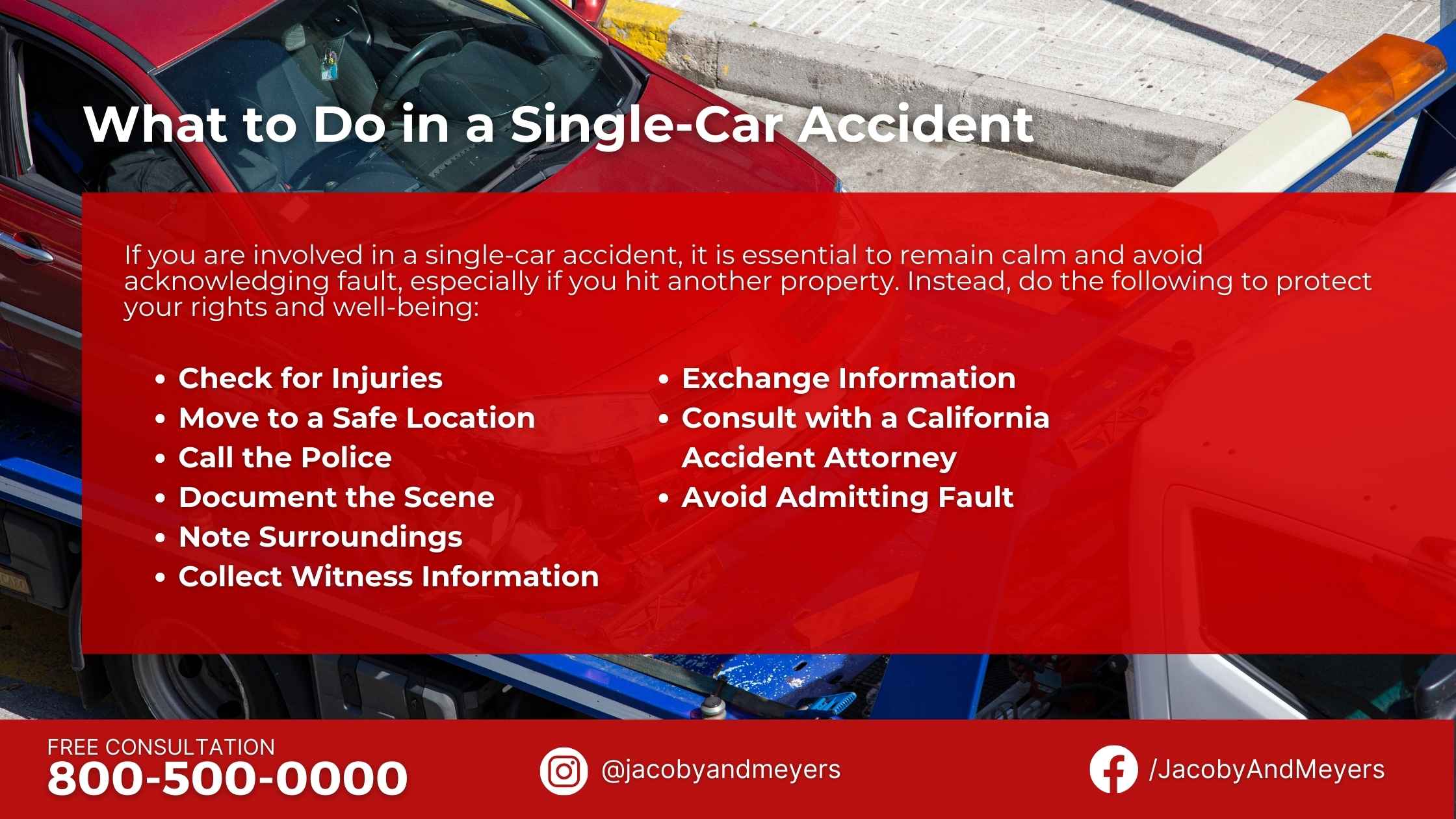What to Do in a Single-Car Accident 